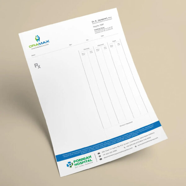Prescription Pads / Voucher